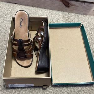 Brand new Clarks sandals